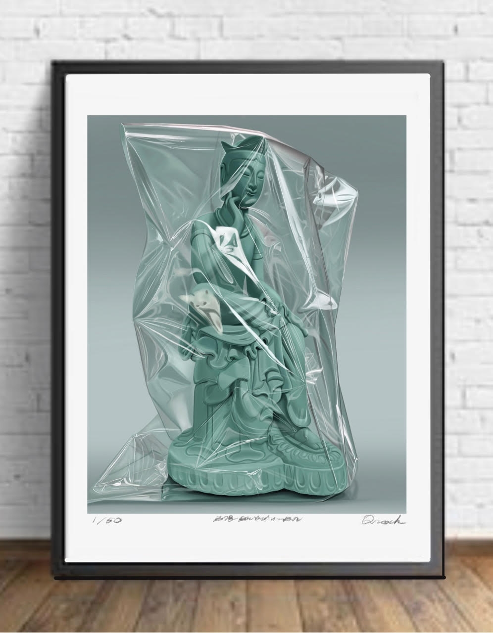 아티스트 Q.rock(송규락) 작품. 봉다리 BONGDARI 반가사유상 / 사진=Courtesy of artist