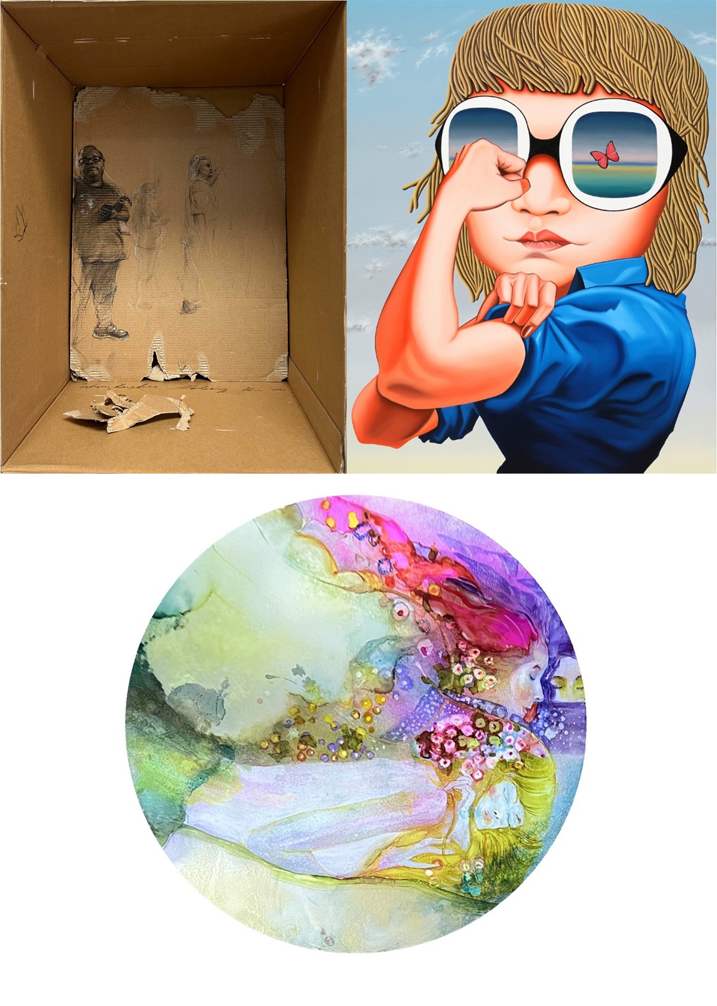 아트레온 갤러리, 김호봉·김남주·최윤정 작가 삼인전 '욕망' 개최