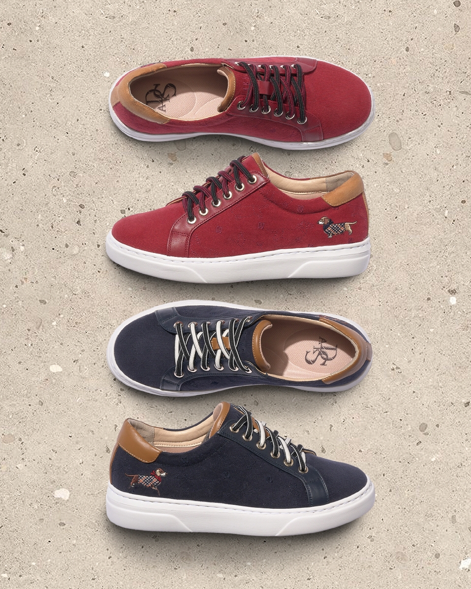 닥스 슈즈, ‘훈트 자수 스니커즈’ 선보여