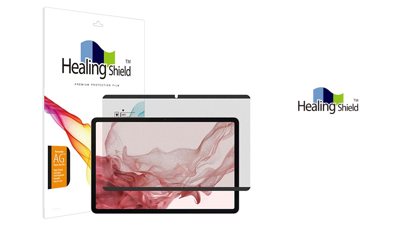 힐링쉴드, 갤럭시탭S7 · S8시리즈 탈부착 종이질감 보호필름 출시