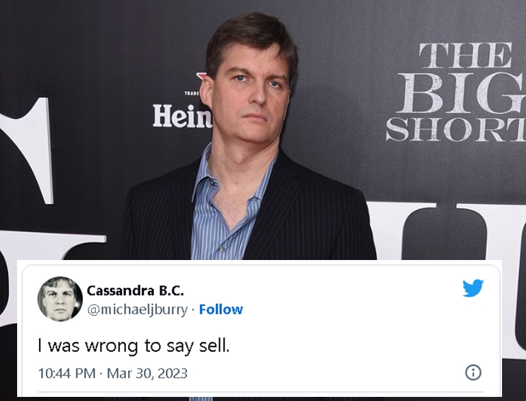 (상보) 빅쇼트 '마이클 버리 "주식 매도하라고 한 말은 잘못"