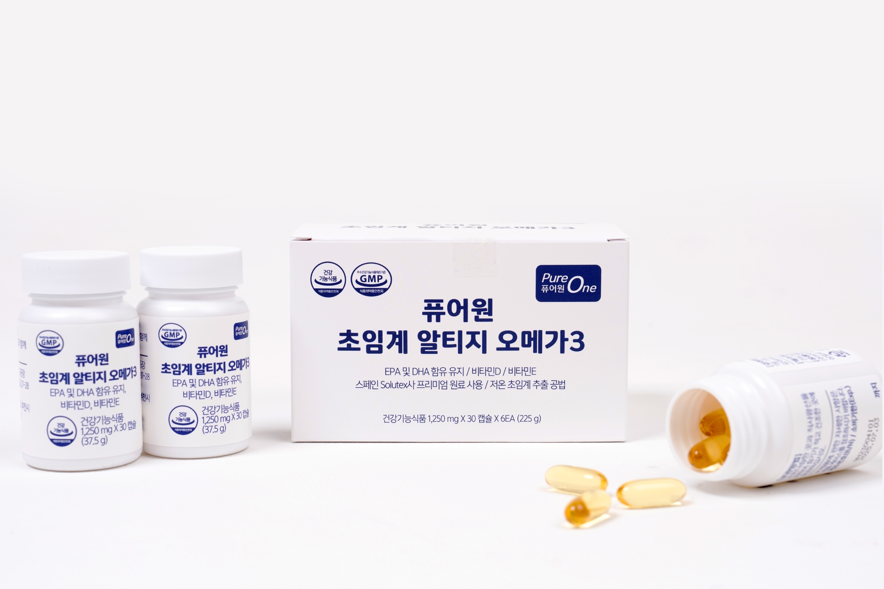 퓨어원 초임계알티지오메가3 출시...저온 초임계 RTG로 흡수율 높여