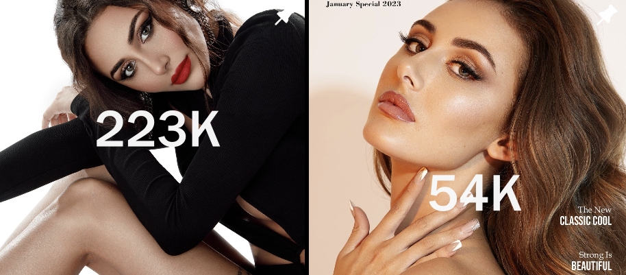 자료: STOW. Chloe Veitch @chloeveitchofficial(2M팔로워). STOW시즌10 준우승, 넷플릭스 소속