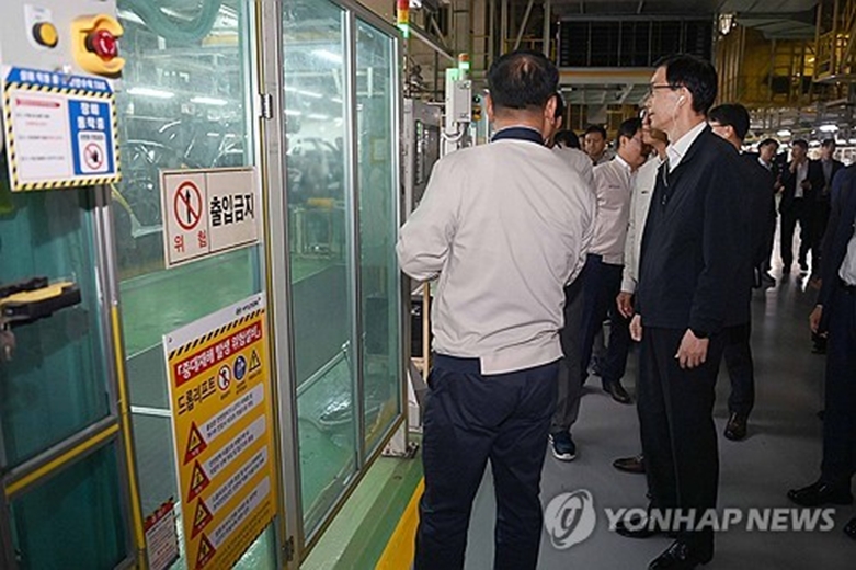 방문규 장관, 현대자동차 아산공장 방문