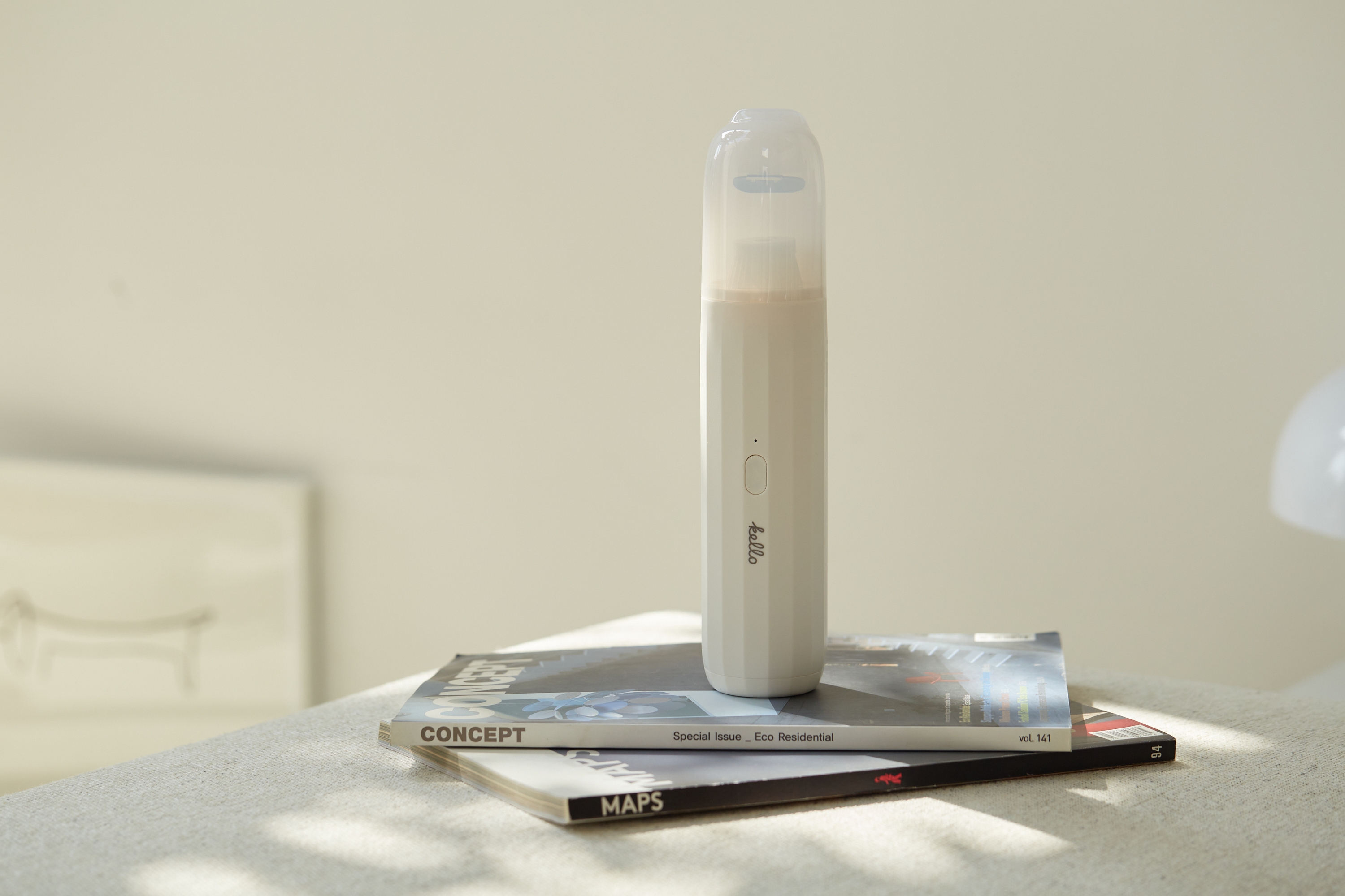 켈로, 빗살 형태의 콤브 무선핸디 미니청소기 런칭