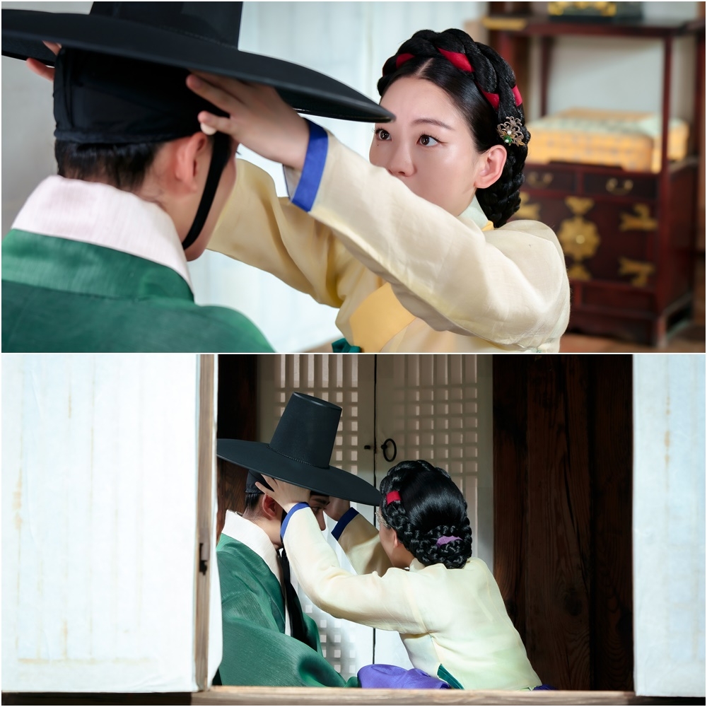 ‘혼례대첩’ 로운X조이현, 심장 두근 갓 설렘 유발 현장