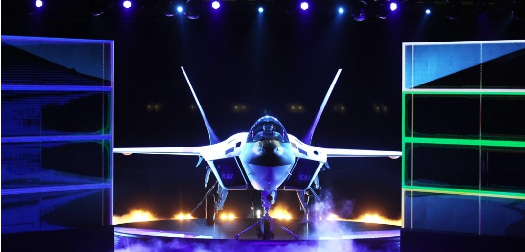 한국형전투기 보라매(KF-21) 시제기 공개(사천=연합)
