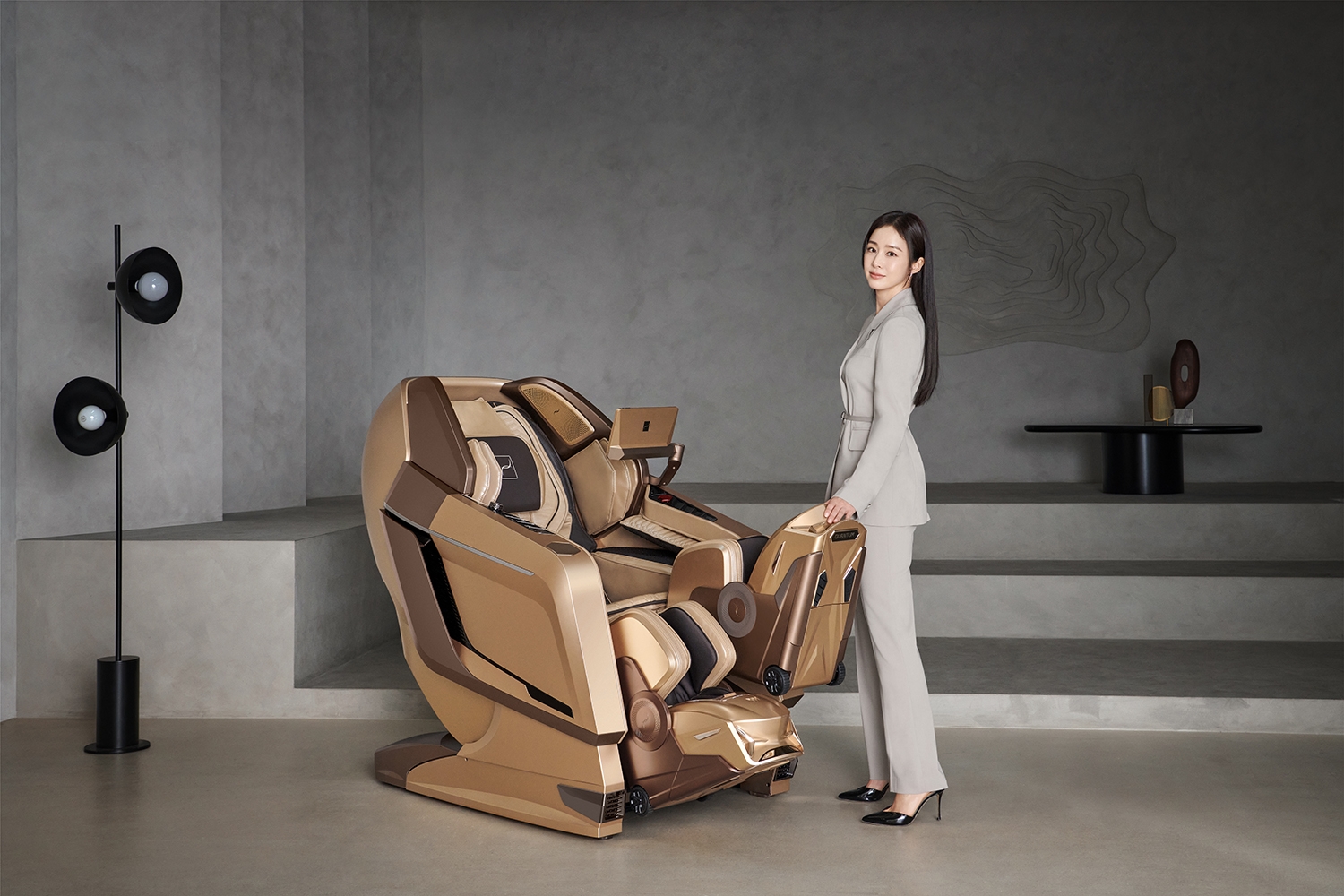 바디프랜드 헬스케어로봇 ‘퀀텀'(사진=바디프랜드 제공)