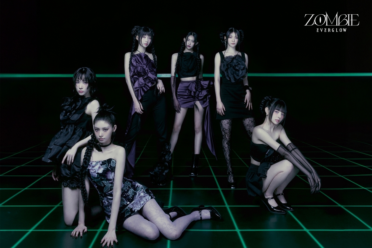 에버글로우, 신보 'ZOMBIE' 마지막 콘셉트 포토 공개…매혹적인 블랙 좀비