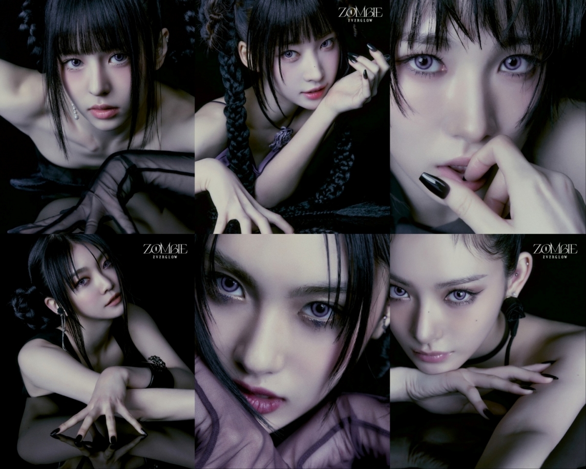 에버글로우, 신보 'ZOMBIE' 마지막 콘셉트 포토 공개…매혹적인 블랙 좀비