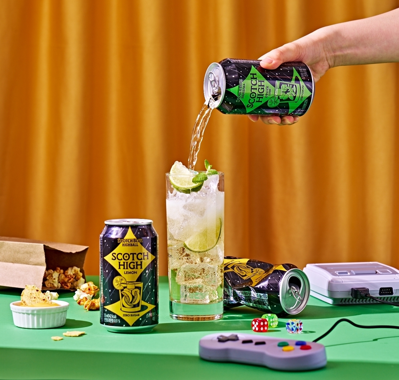 롯데칠성음료, 100% 스카치 위스키 원액 베이스 하이볼 ‘스카치하이’ 2종 출시