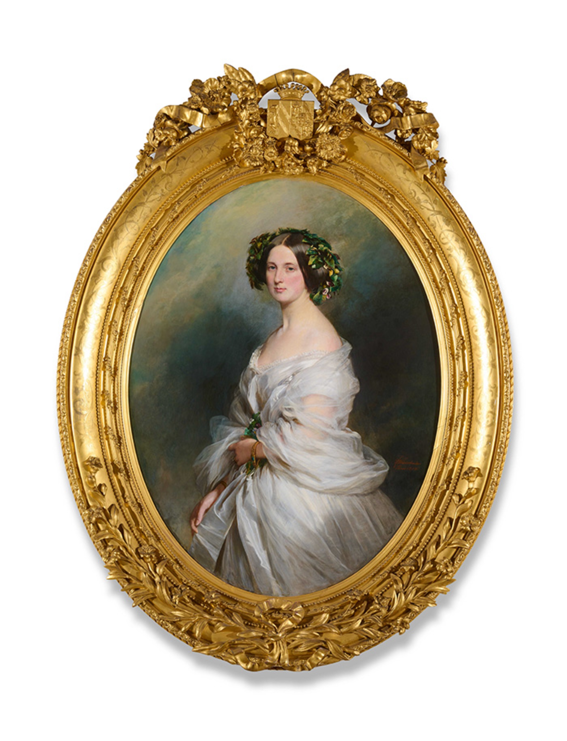 프란츠 크사버 빈터할터 - 테레즈 프라이프라우 폰 베트만의 초상 (본명 프라인 프린츠 폰 트로이엔펠트), 1850 / 이미지 출처 : 더현대