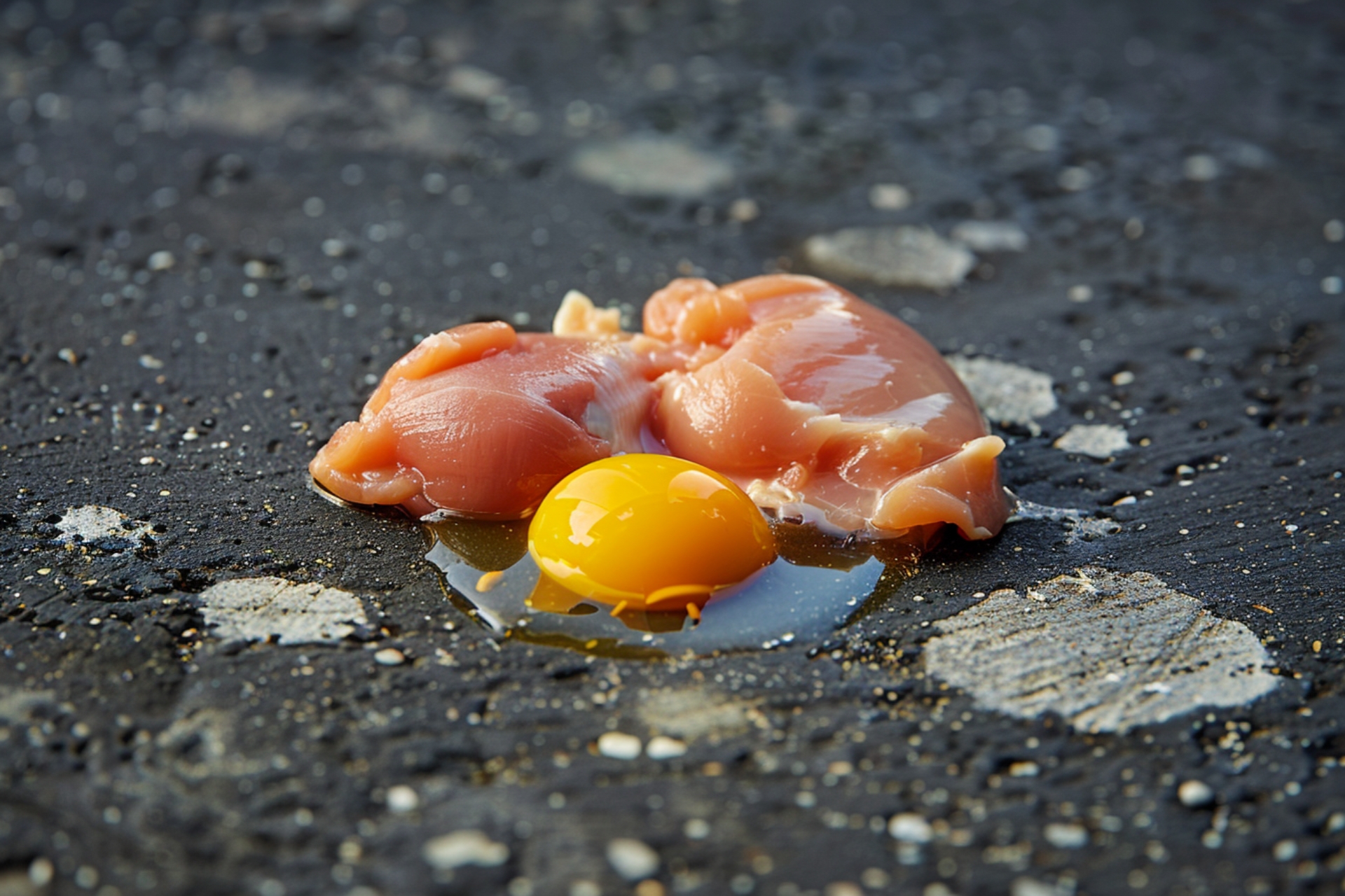 뜨거운 여름철 생닭과 계란 관리에 주의해야 한다. / 이미지 생성 : 미드저니 (by rido)