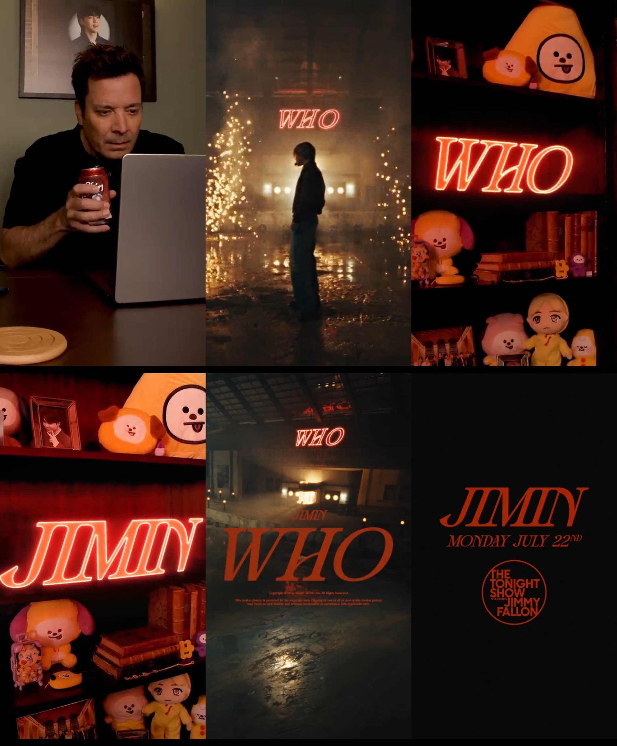 방탄소년단 지민, 美 ‘지미 팰런쇼’ 출격…신보 타이틀곡 ‘Who’ 무대 최초 공개