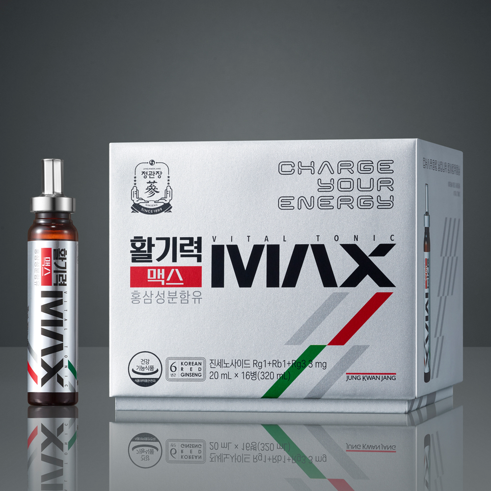 KGC인삼공사 정관장, 홍삼농축액과 아르기닌 더한 '활기력 맥스' 출시