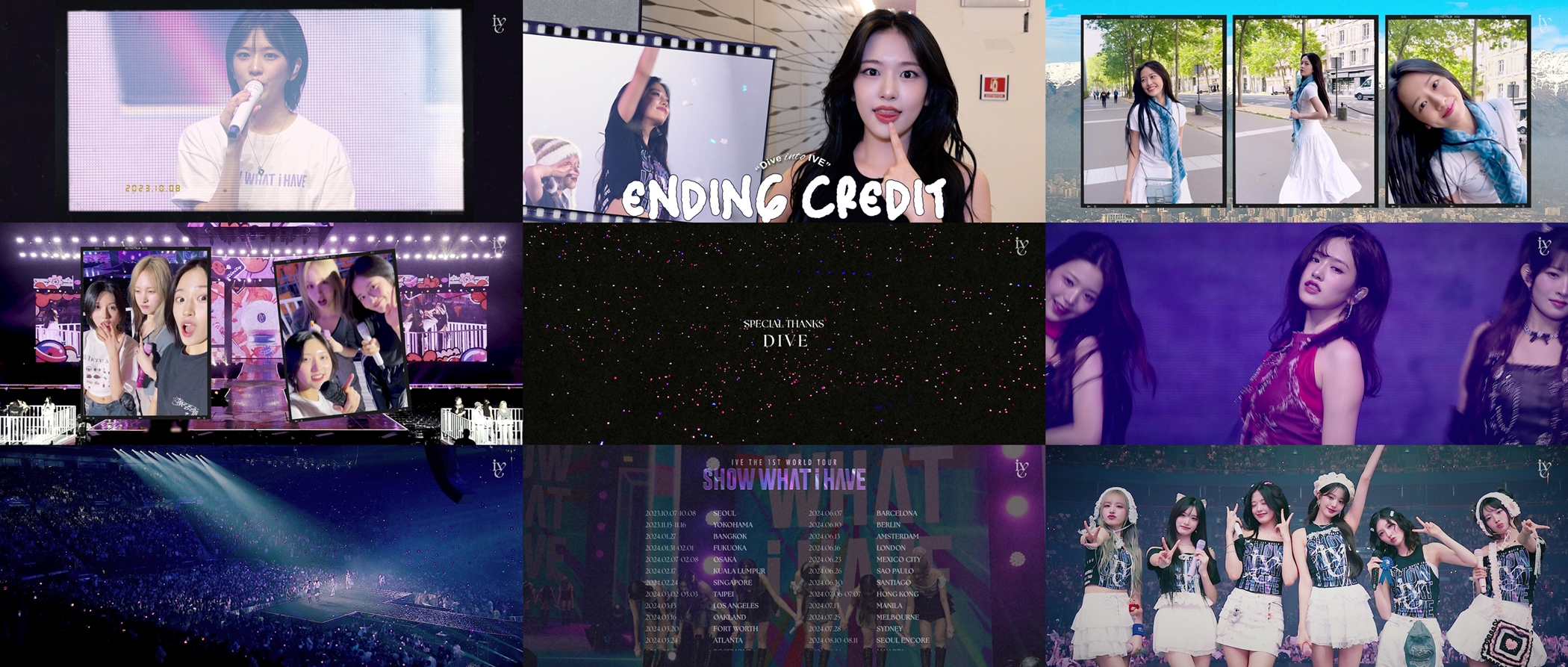 아이브 안유진, 다이브가 있어 함께 이뤄낼 수 있었던 첫 월드 투어 성료 속 '엔딩 크레딧'