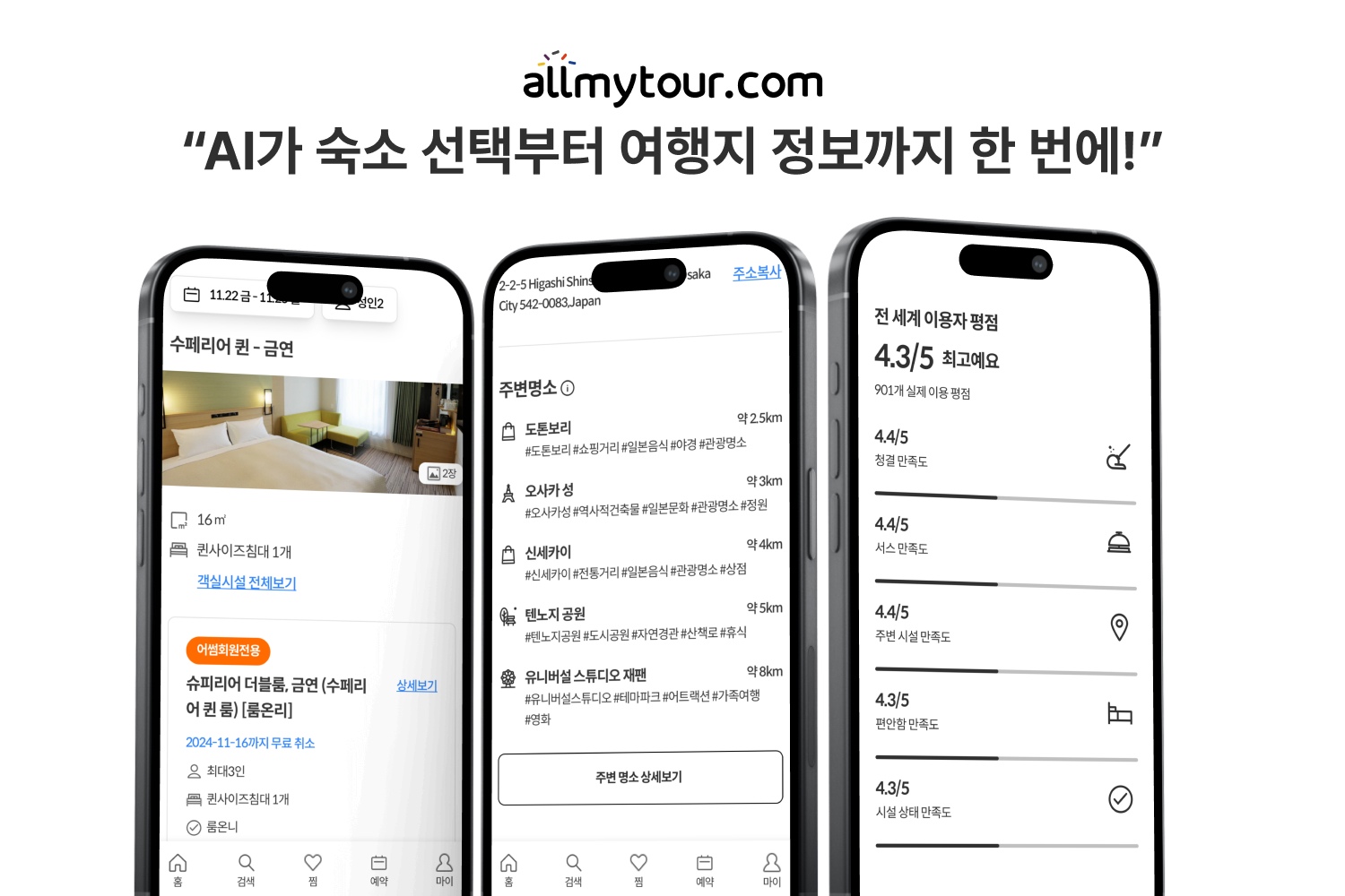 올마이투어닷컴, 웹페이지 전면 리뉴얼… ‘AI 기술’ 앞세워 여행자 편의성 극대화
