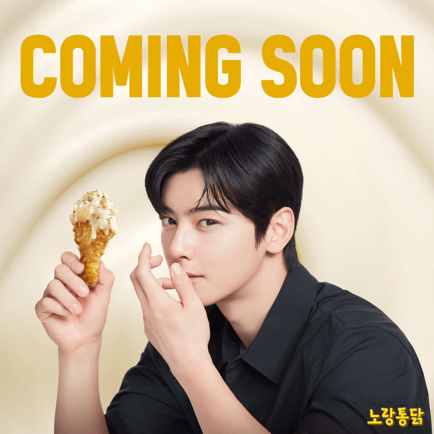 (사진) 노랑통닭 신규 모델 가수 겸 배우 차은우