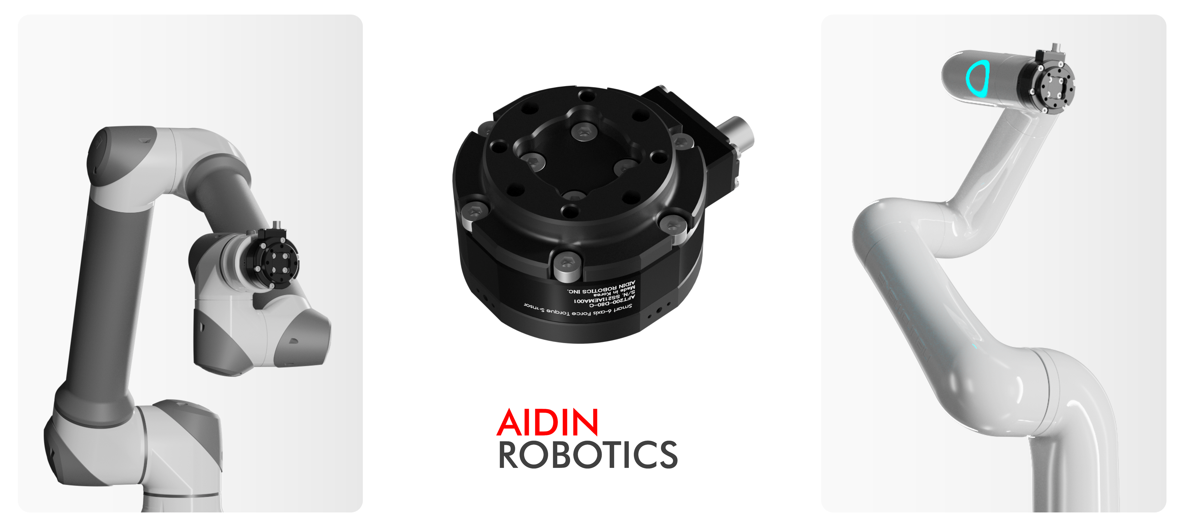에이딘로보틱스의 ‘스마트 6축 힘/토크 센서 키트’ 신제품 이미지