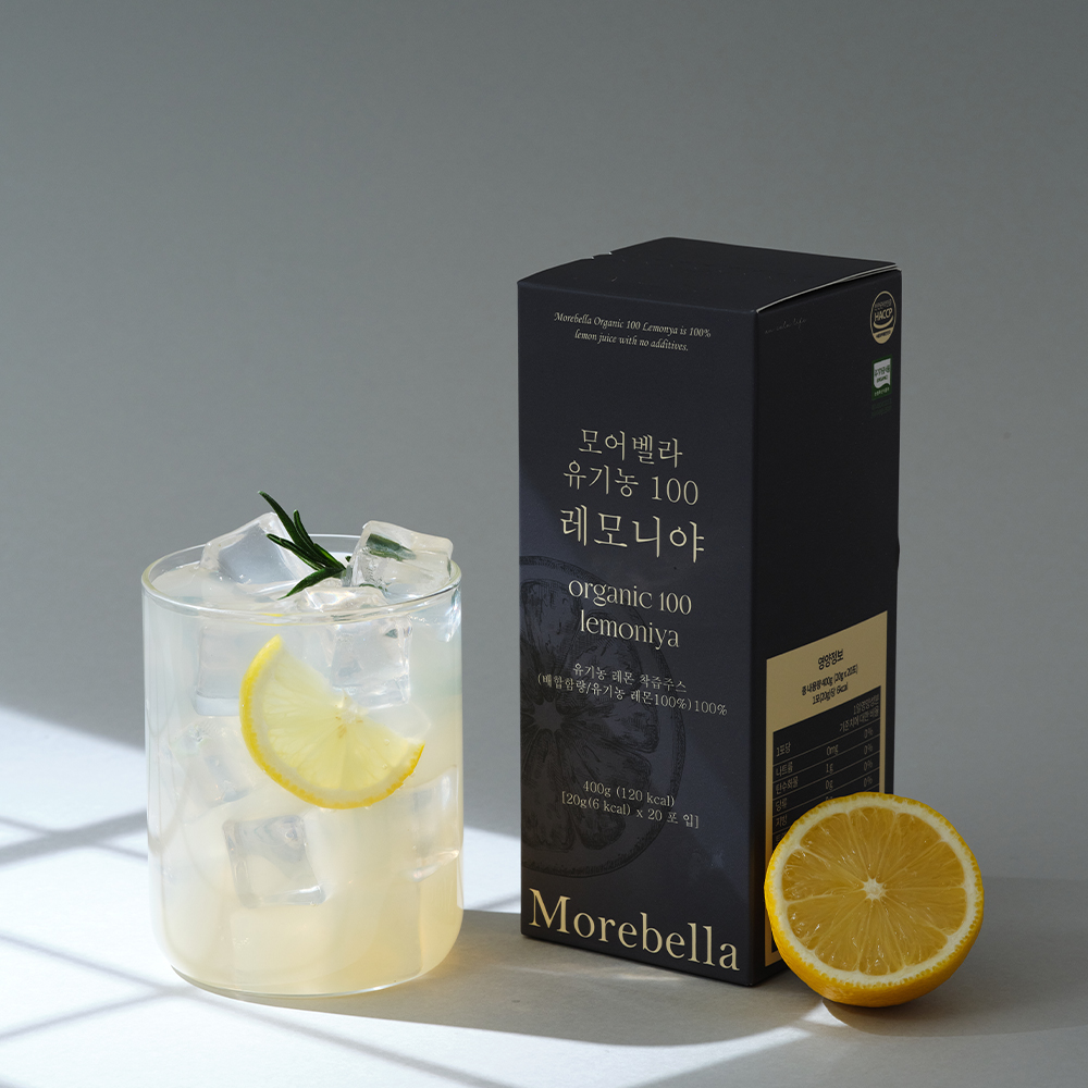 모어벨라, ‘유기농 100 레모니야’ 선보여