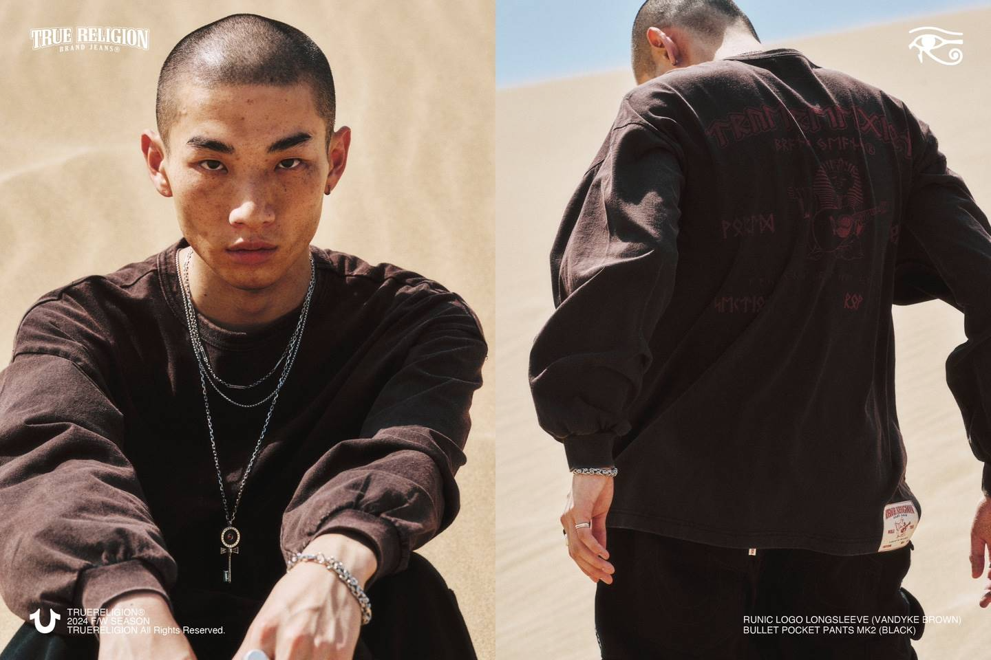 트루릴리젼(TRUE RELIGION), 24FW 시즌 캠페인 ‘ANCIENT EGYPT(고대 이집트)’