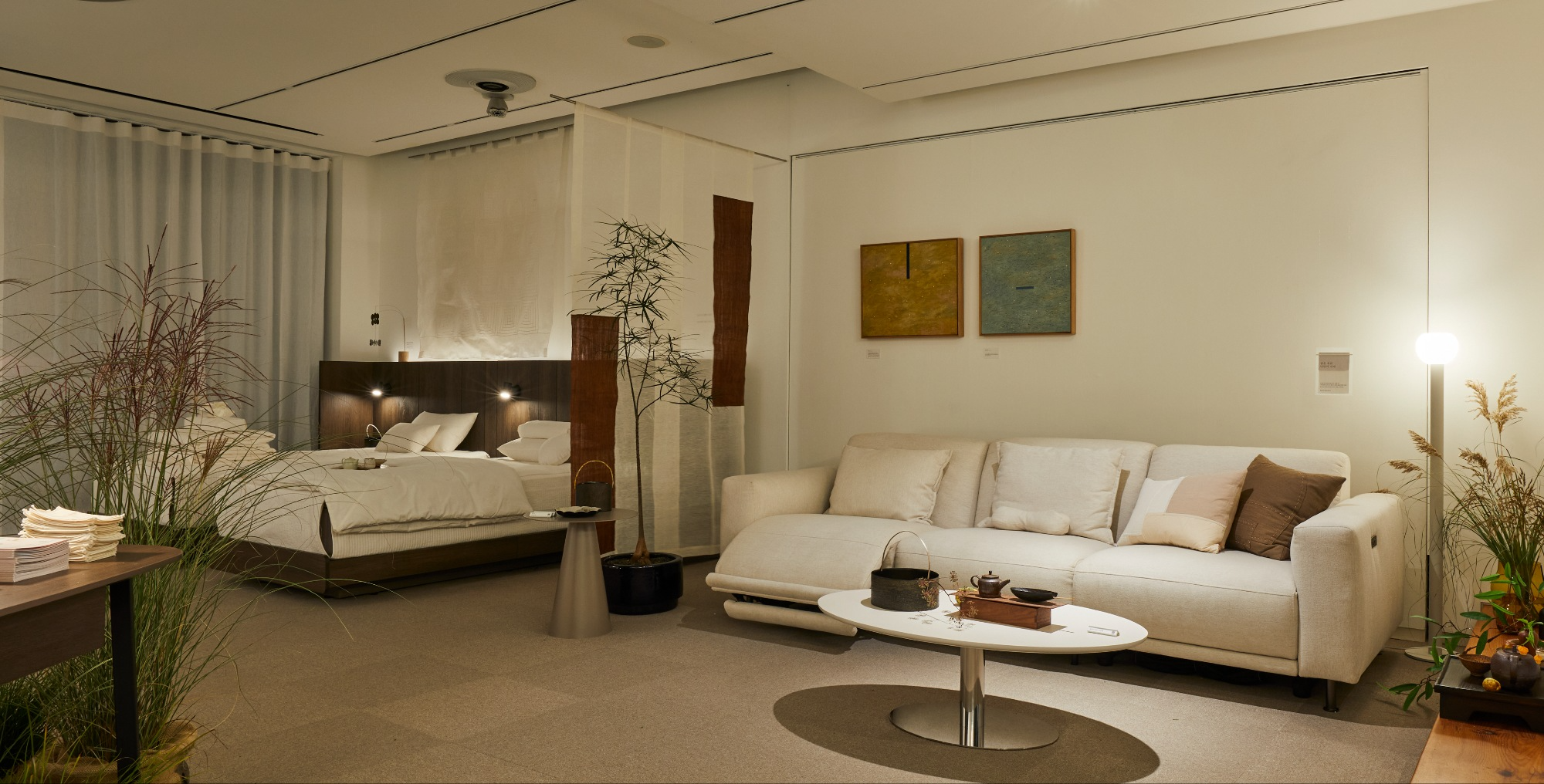 한샘, 한옥 갤러리 지우헌서 호텔침대 및 리클라이너 소파 선보여