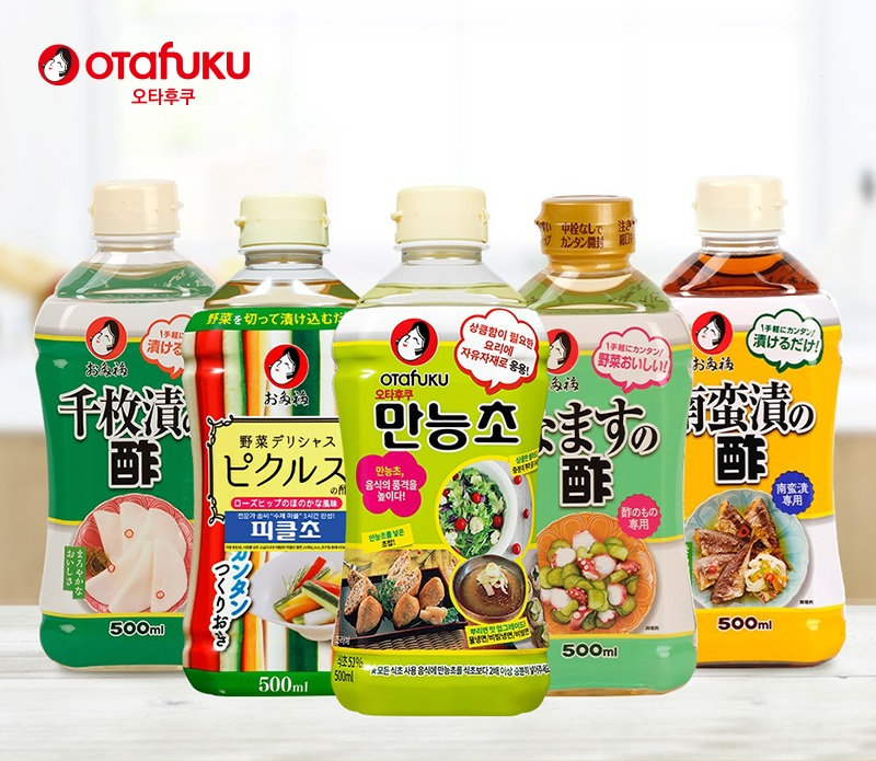 ‘오타후쿠’ 대표제품 만능초의 라인업, 식초 5총사로 확장