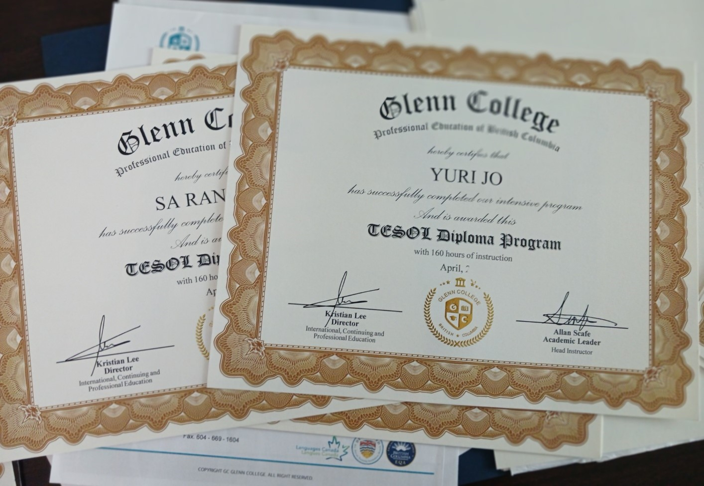 단기테솔 TESOL Diploma 취득으로 해외에서 공신력 높아