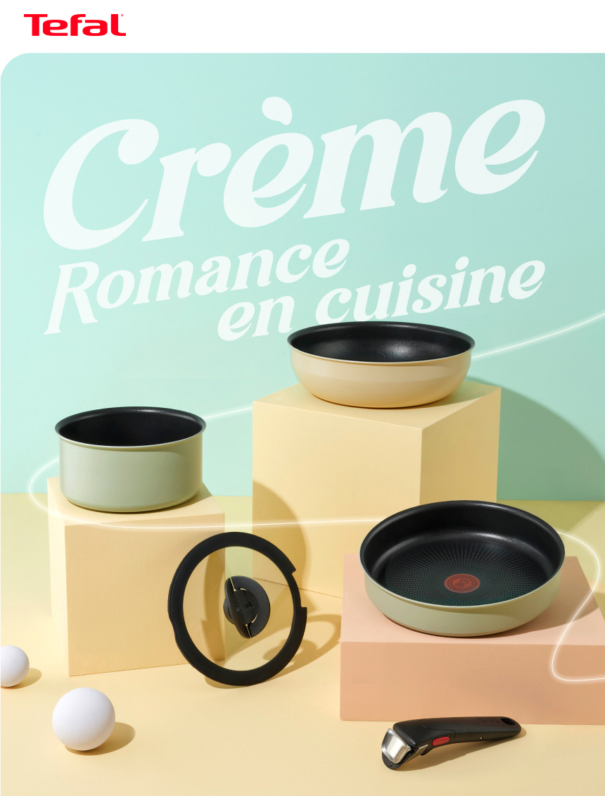 ‘최초의 분리형 손잡이’ 테팔 매직핸즈, 프랑스 감성의 크렘 컬러로 물들다