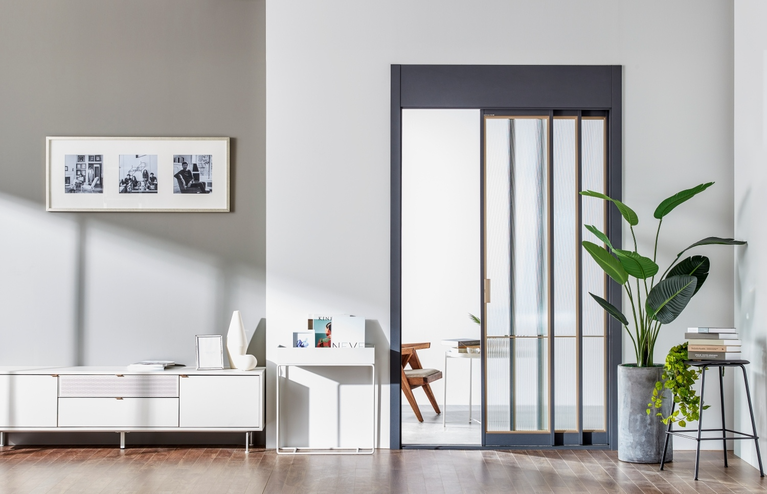 한샘 슬림소프트 3연동 중문