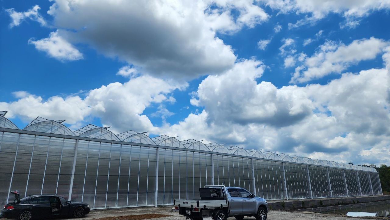 준공 완료된 호주 스마트팜 외부 모습