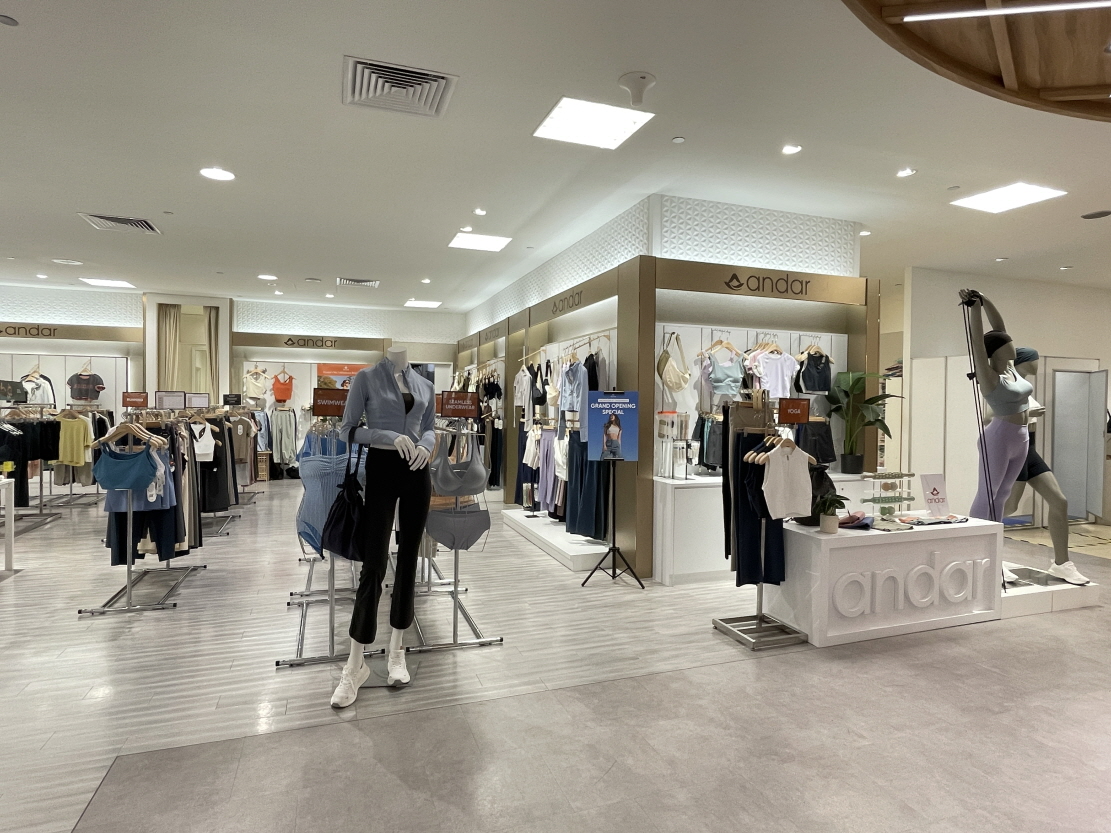 안다르 11월 해외 매출 최대치 경신. 전년 대비 55% 신장하며 경쟁력 입증