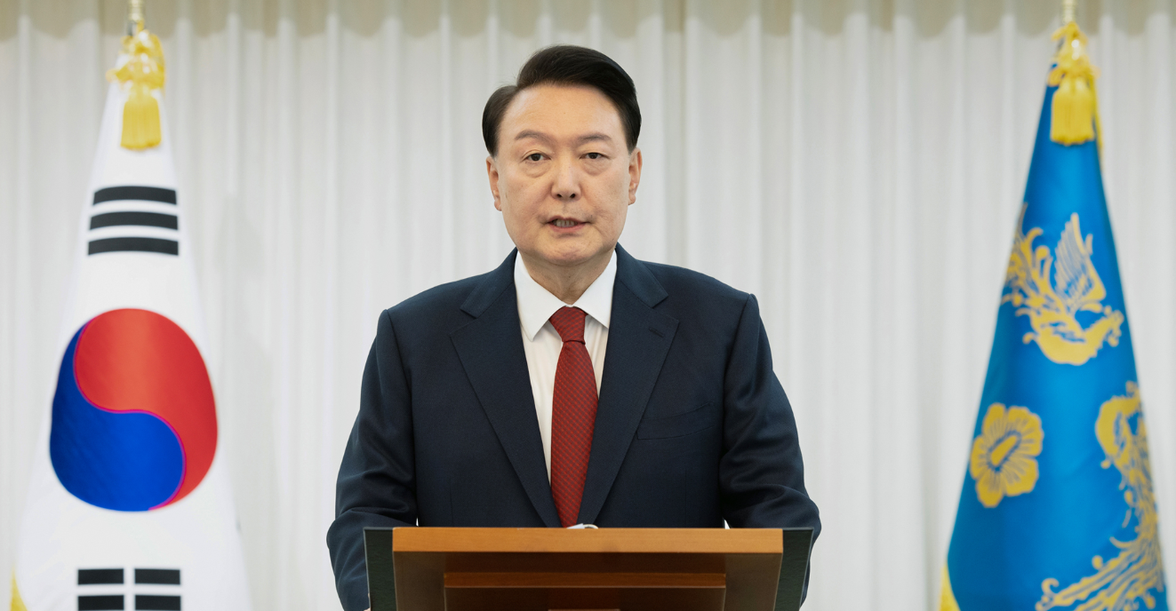 사진: 최근 윤석열 대통령의 대국민 담화 모습, 출처: 대통령실