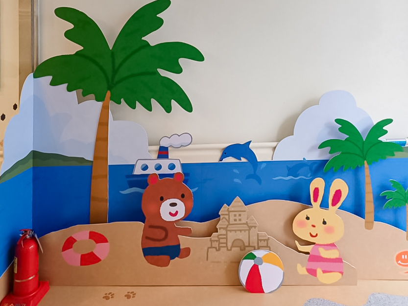 도토리하우스 내부 병동 인테리어 현장 사진