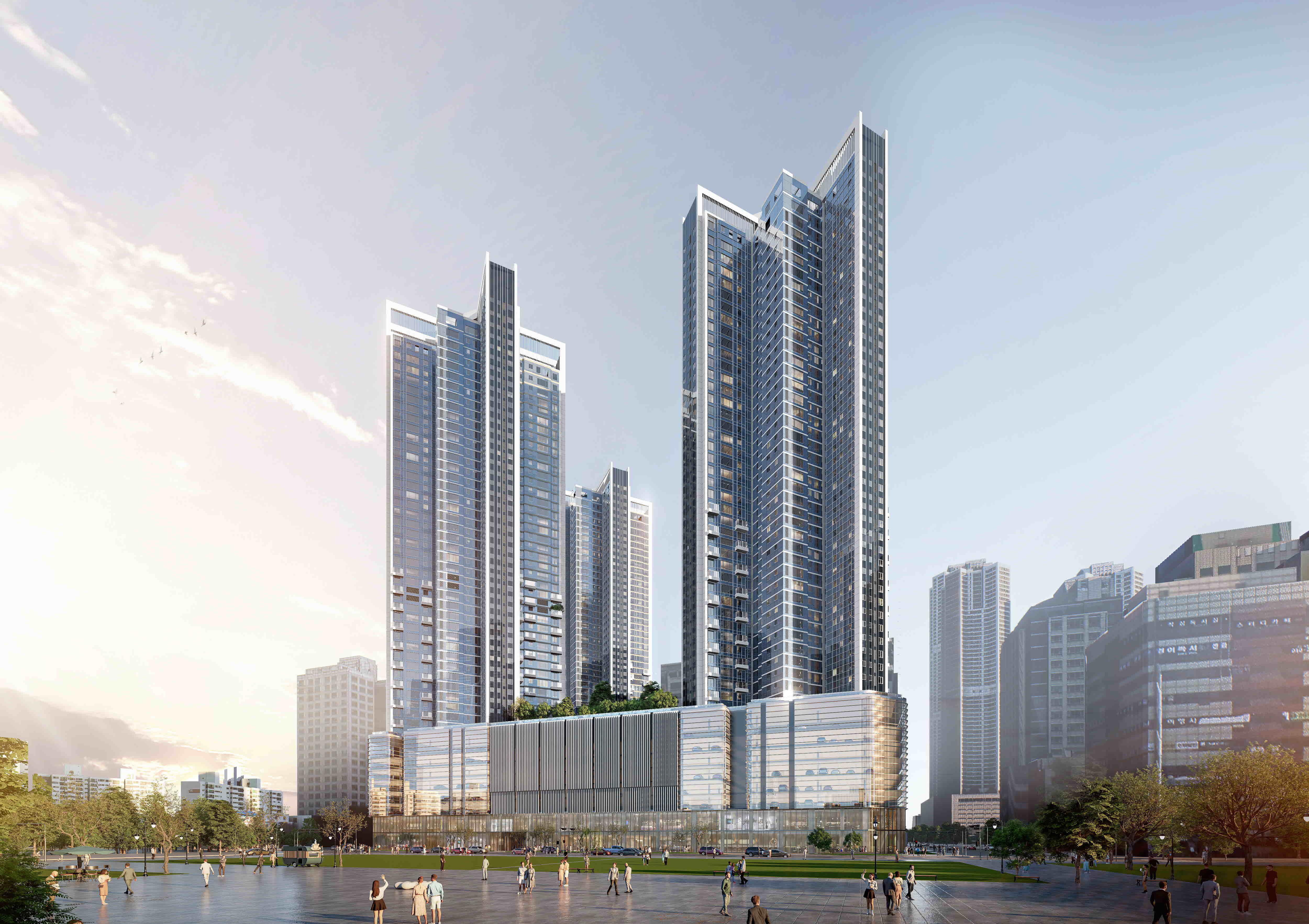 목동 주거복합시설 프로젝트 투시도