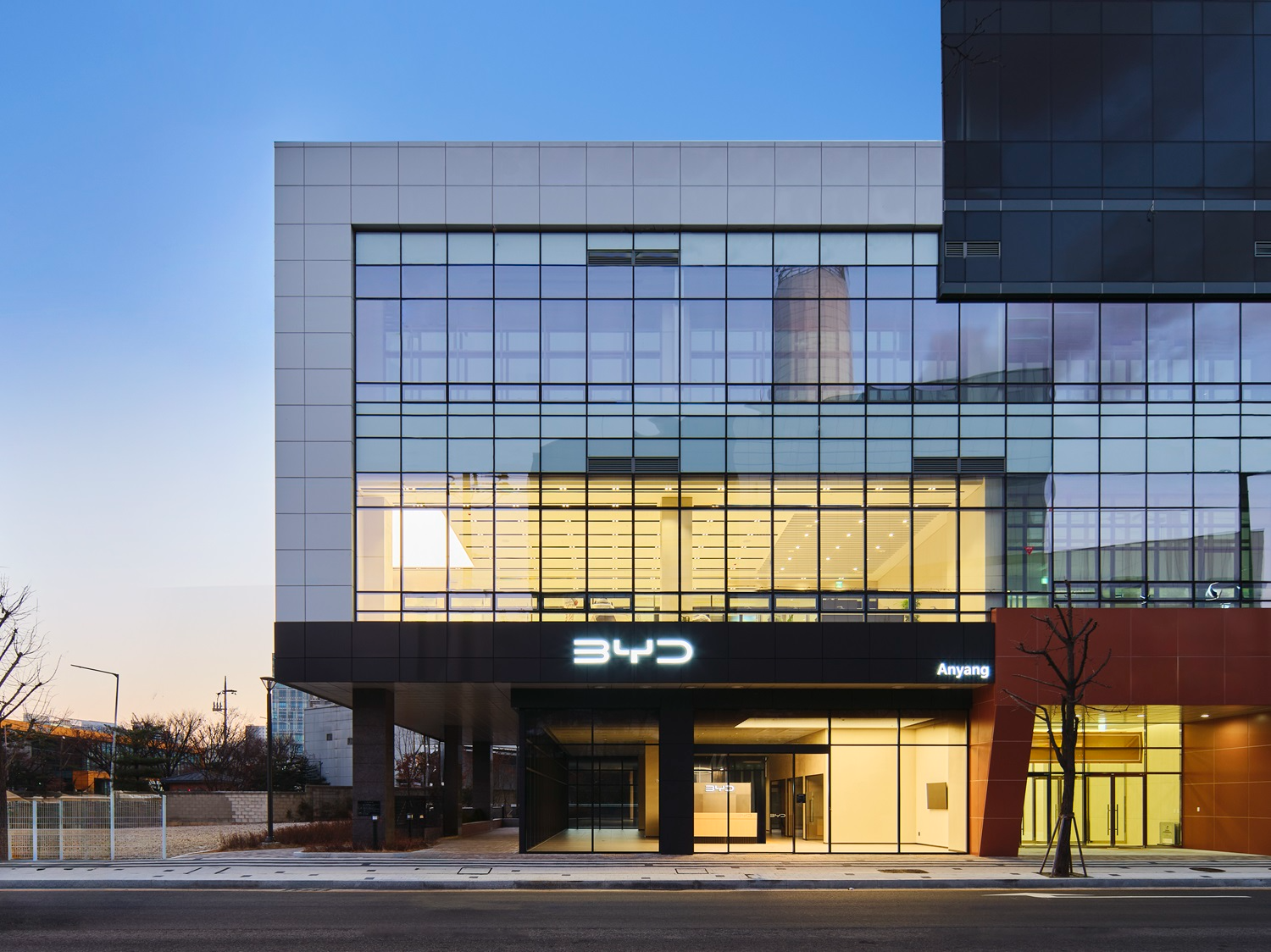 삼천리EV 안양 전시장 외경