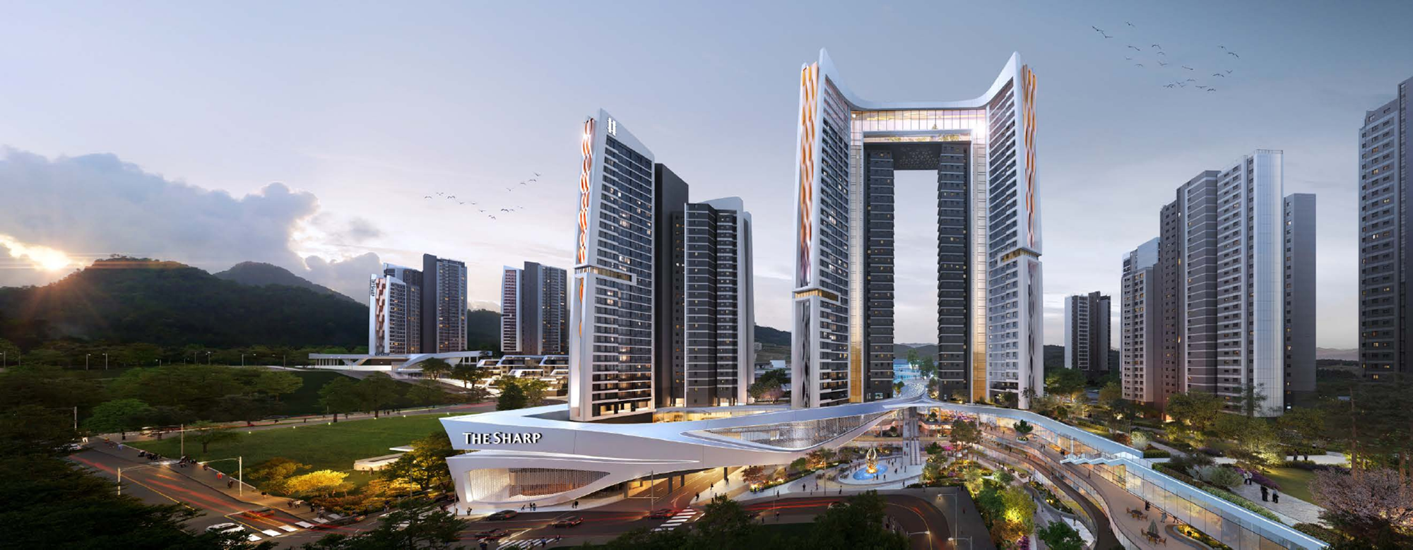 더샵 마스터뷰 투시도