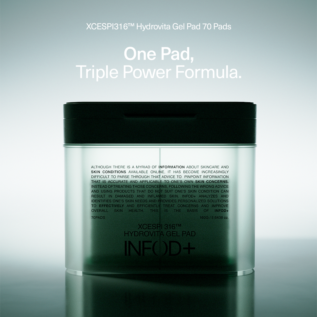 코스메슈티컬 브랜드 ‘인포디플러스’, 하이드로비타 겔 패드 출시