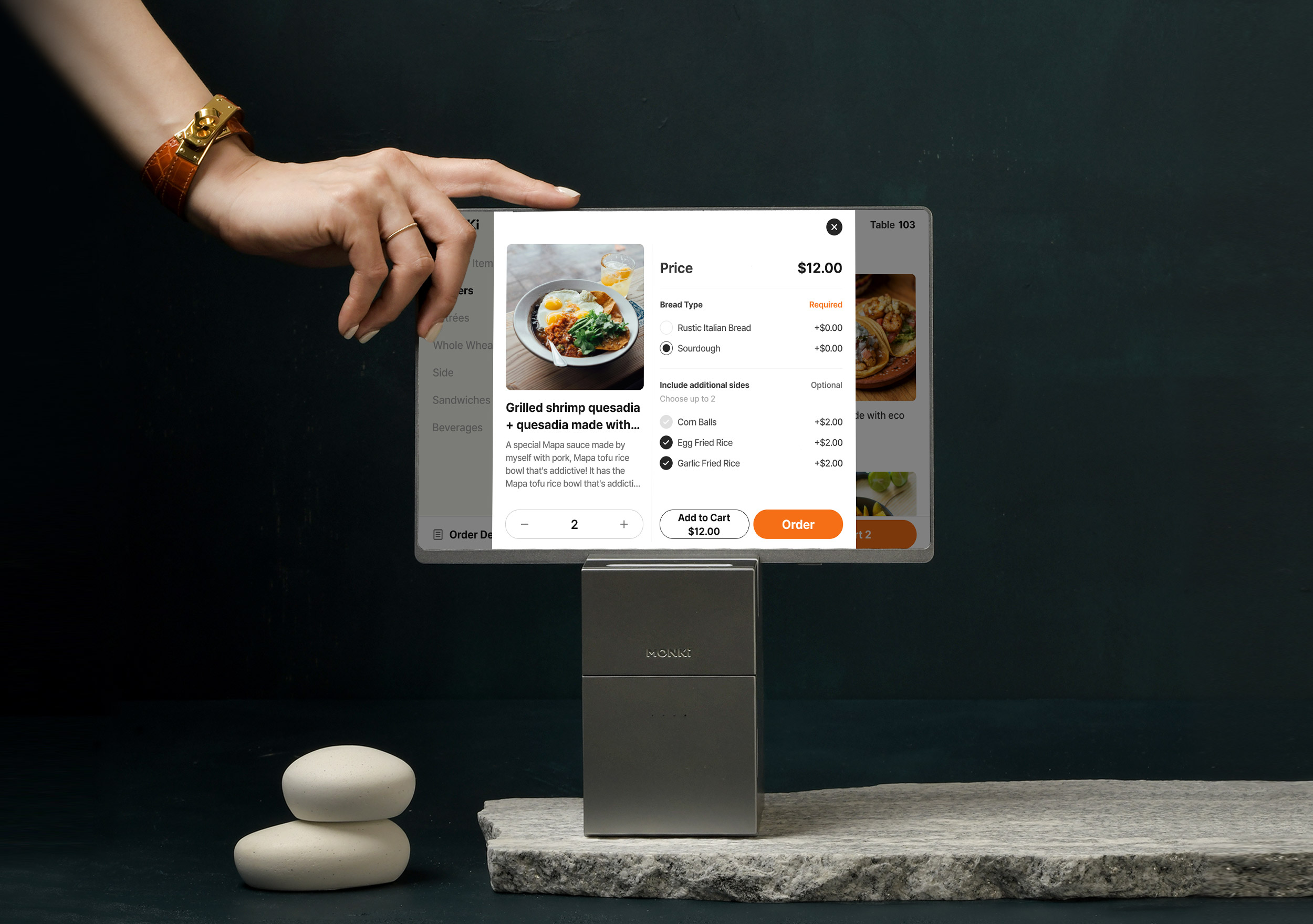 먼키 무선올인원 테이블오더, 미국 프랜차이즈 본사 제공.. “해외에서 호평”