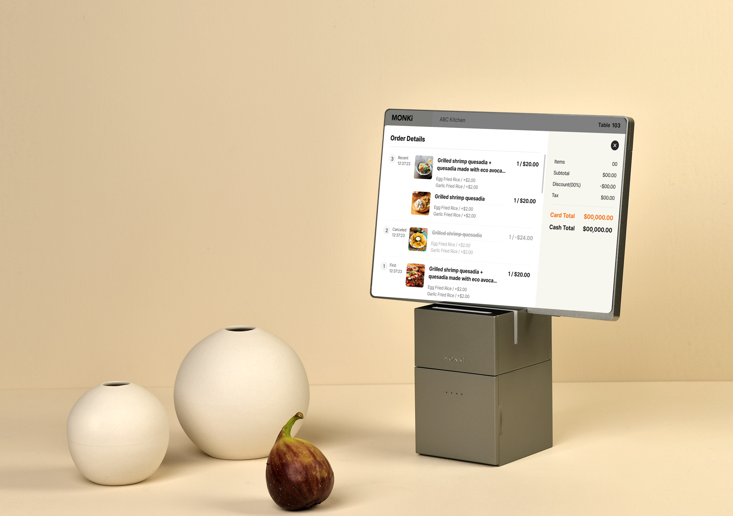 먼키 무선올인원 테이블오더, 미국 프랜차이즈 본사 제공.. “해외에서 호평”