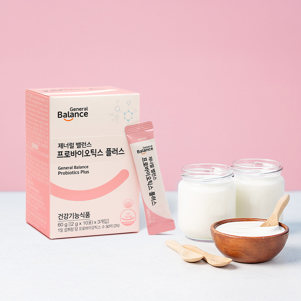 지쿱, ‘제너럴 밸런스 프로바이오틱스 플러스’ 리뉴얼 출시…”특허 기술로 유산균 생존율 높여”
