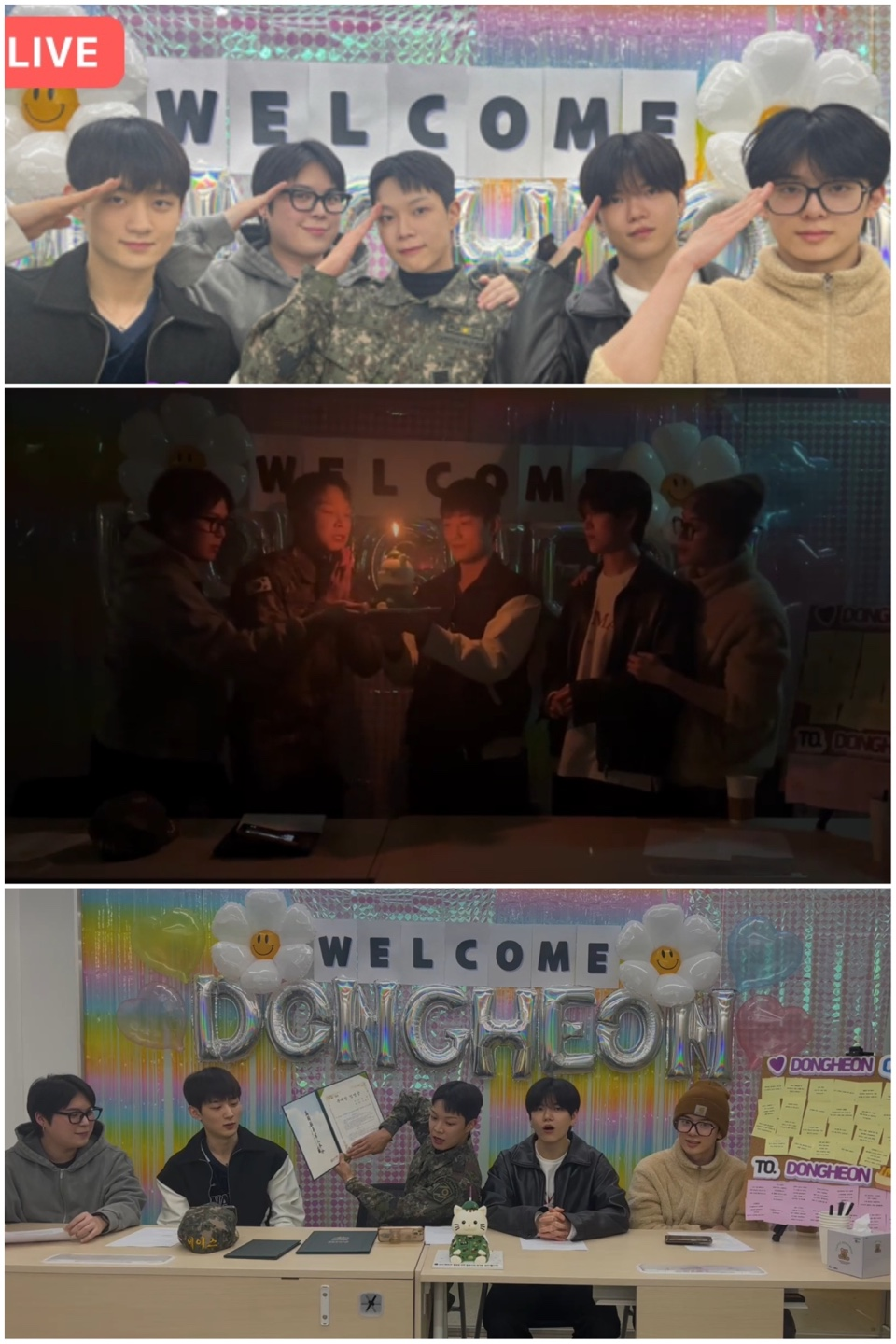 베리베리(VERIVERY), 리더 동헌 제대 기념 라이브로 팬사랑 전달…“앞으로 자주 만나요”