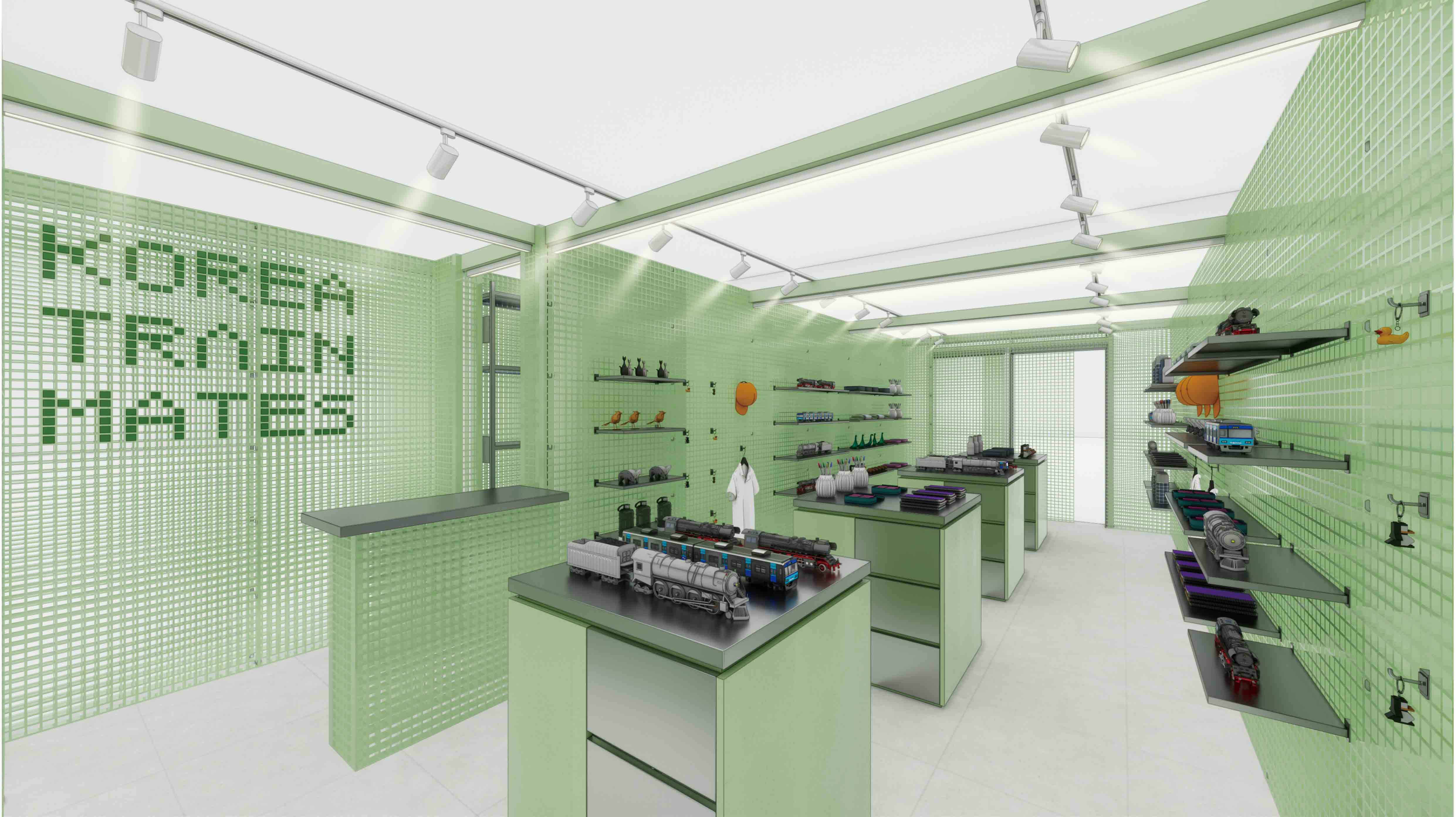 코리아 트레인 메이츠 매장 투시도_내부