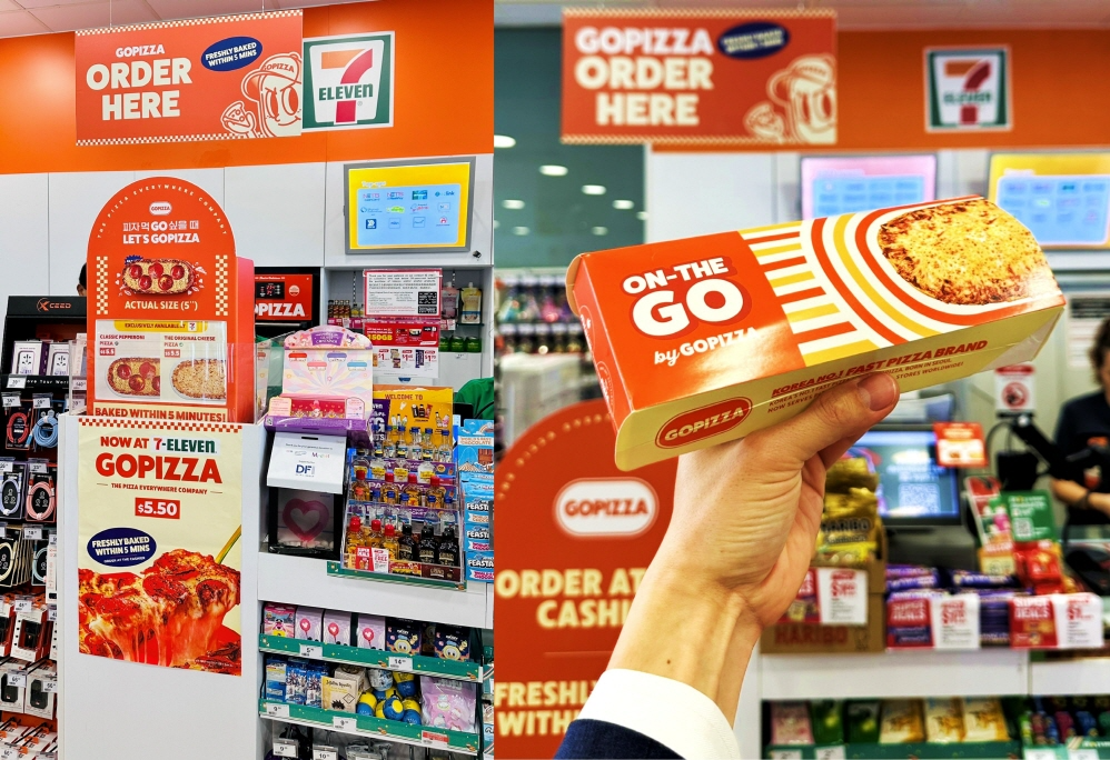 고피자, 싱가포르 현지 점유율 1위 편의점 '세븐일레븐' 단독 입점