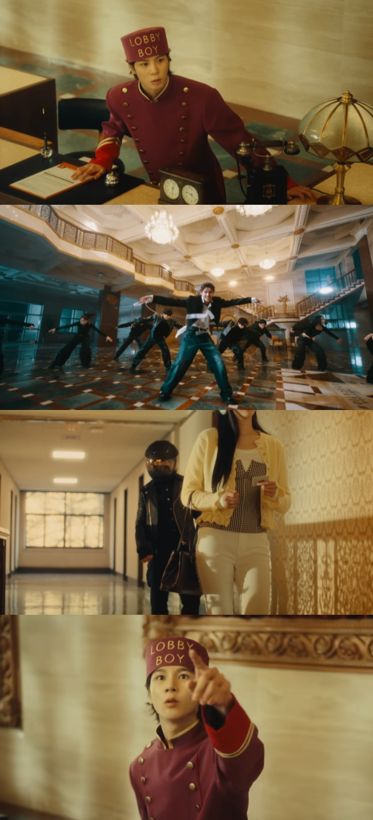 정동원, 정규앨범 타이틀곡 ‘흥!’ 뮤직비디오 티저 공개…로비 보이 변신