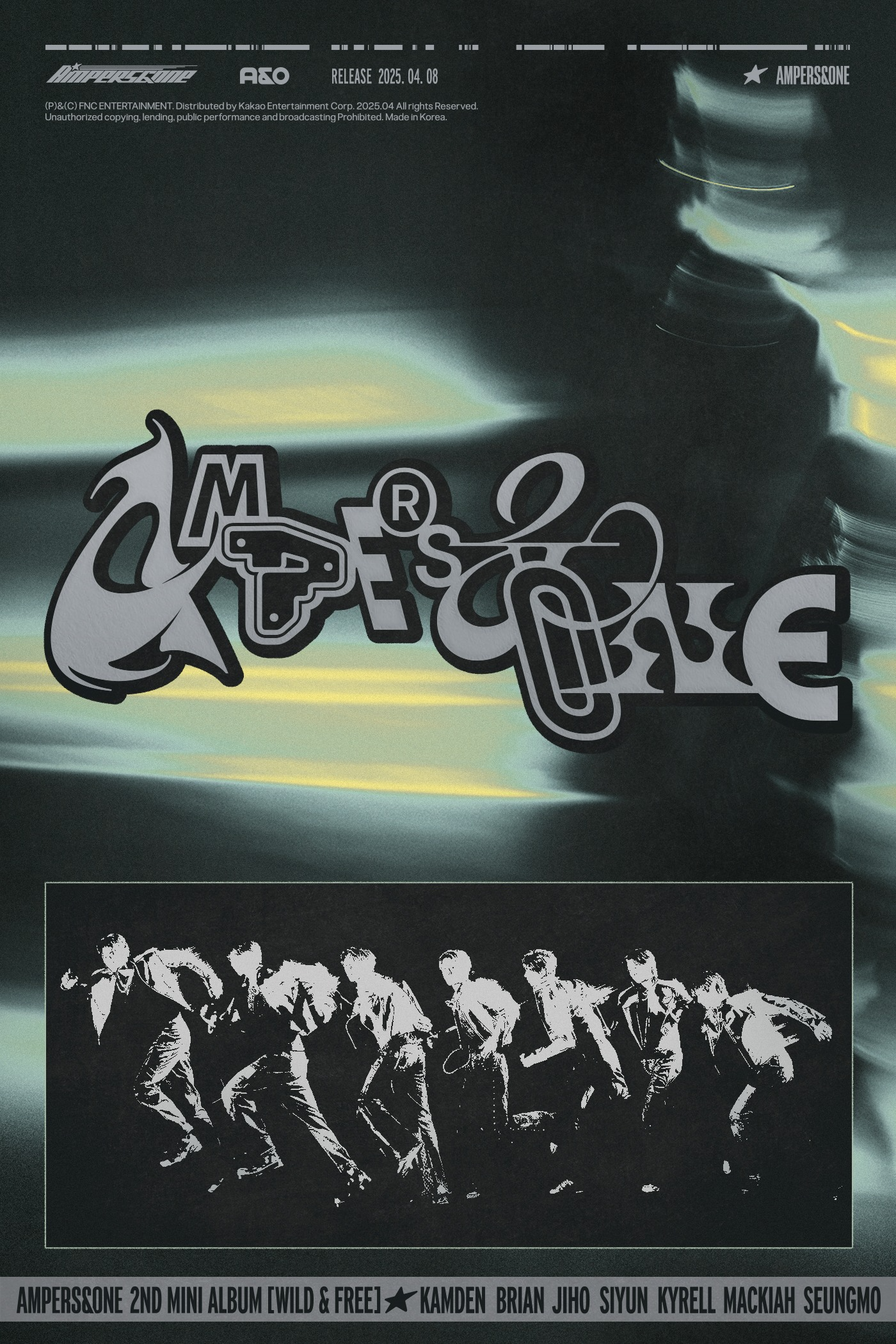 앰퍼샌드원, 미니 2집 무드 포스터 공개…강렬한 에너지 발산