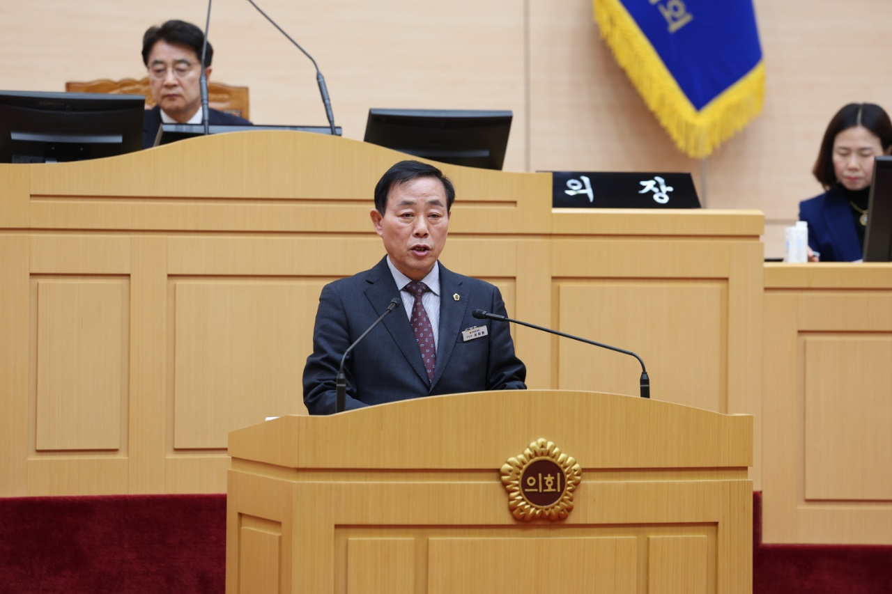 서대현 의원, 자유발언 통해 전라남도교육청에 '24시간 수질 관리 시스템' 도입 촉구