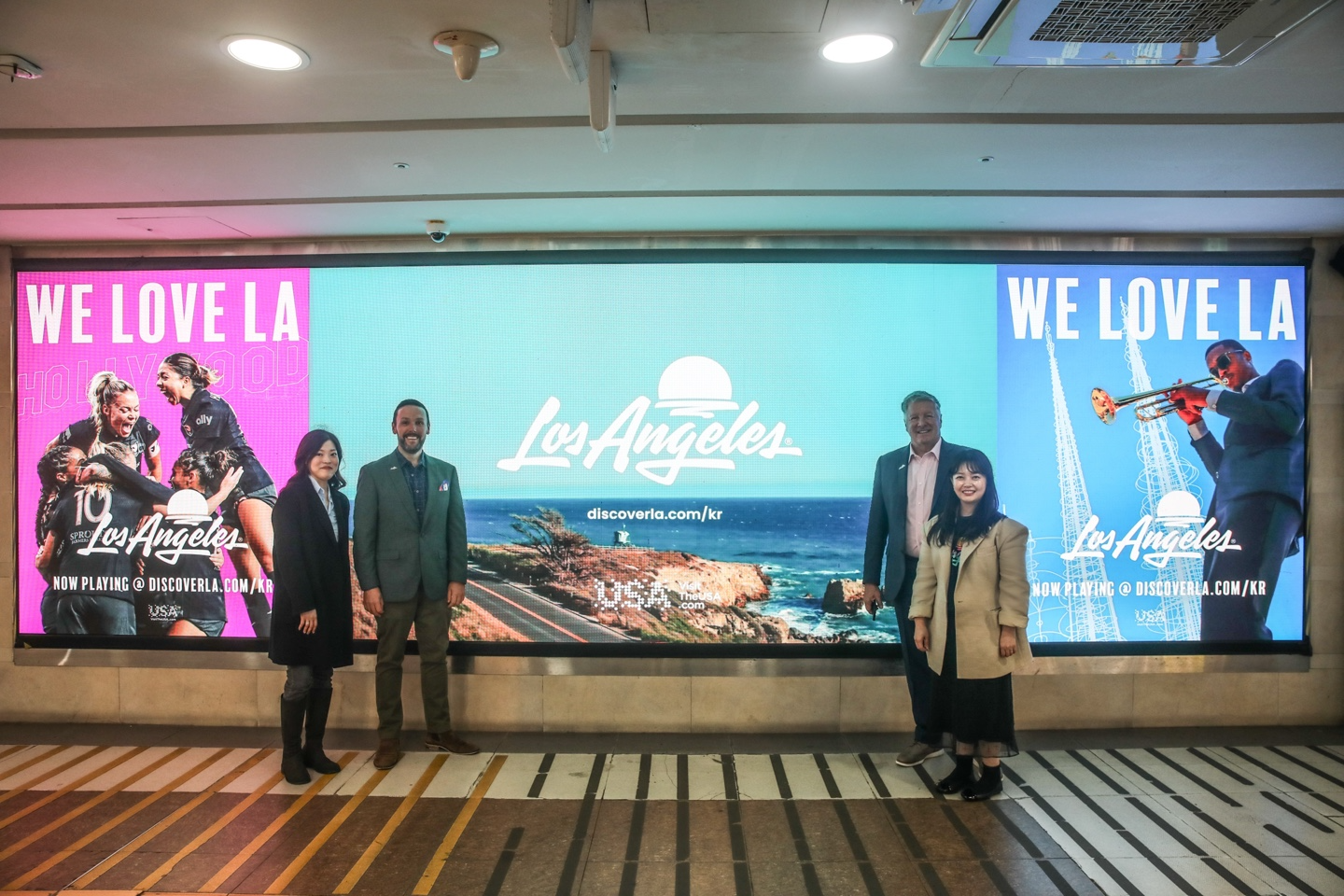 우리가 사랑하는 LA 캠페인_돈 스키오 CMO, 크래이그 기본스 아시아 퍼시픽 이사 & LA관광청 (김나혜 부장, 최지인 과장)