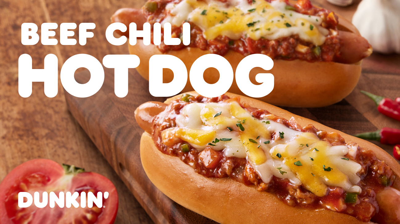 SPC 던킨, 인기 핫샌드위치 ‘비프칠리 핫도그’ 재출시