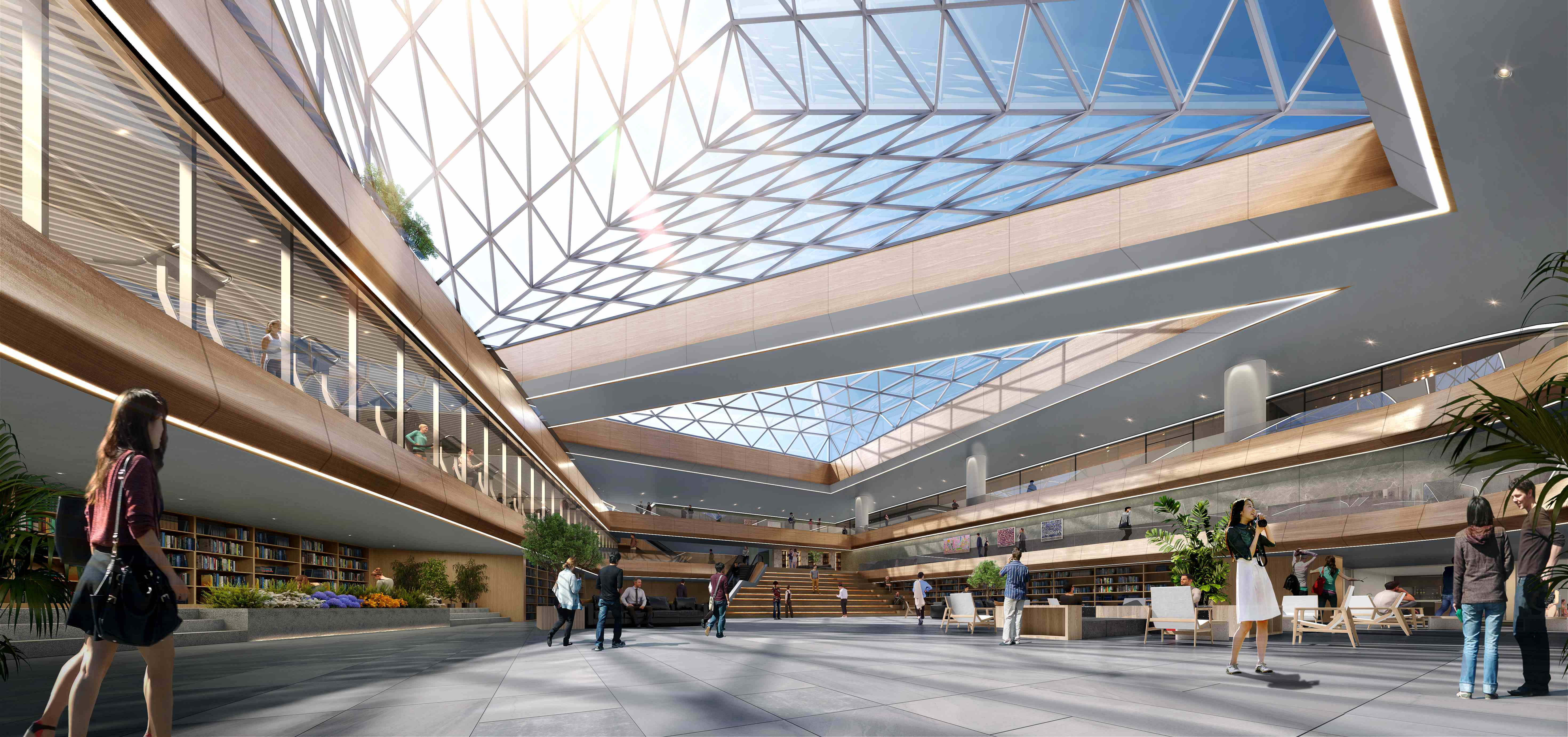 래미안 헤리븐 반포 실내 아트리움